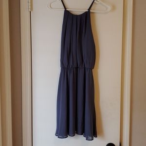 Lush Charcoal Flowy Dress